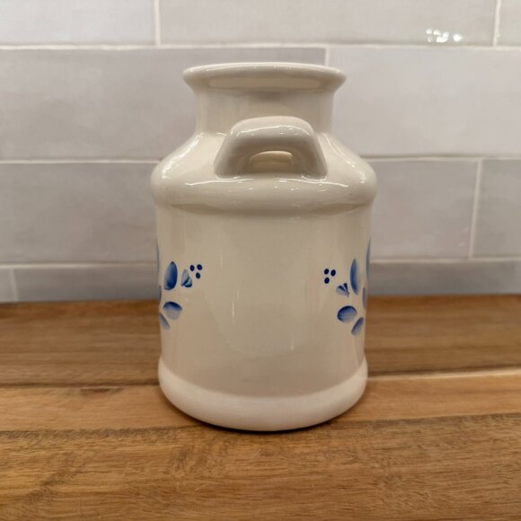 Milk Jug Can Hand painted Lasting Products USA 6” Blue Heart - Picture 4 of 7